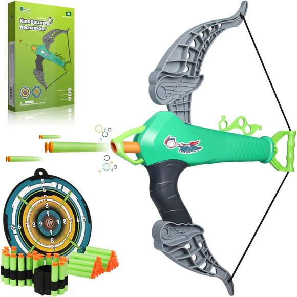 Duckura Kids Bow & Arrow Set Bullseye Archery Set Ages 3+ - Picture 1 of 5